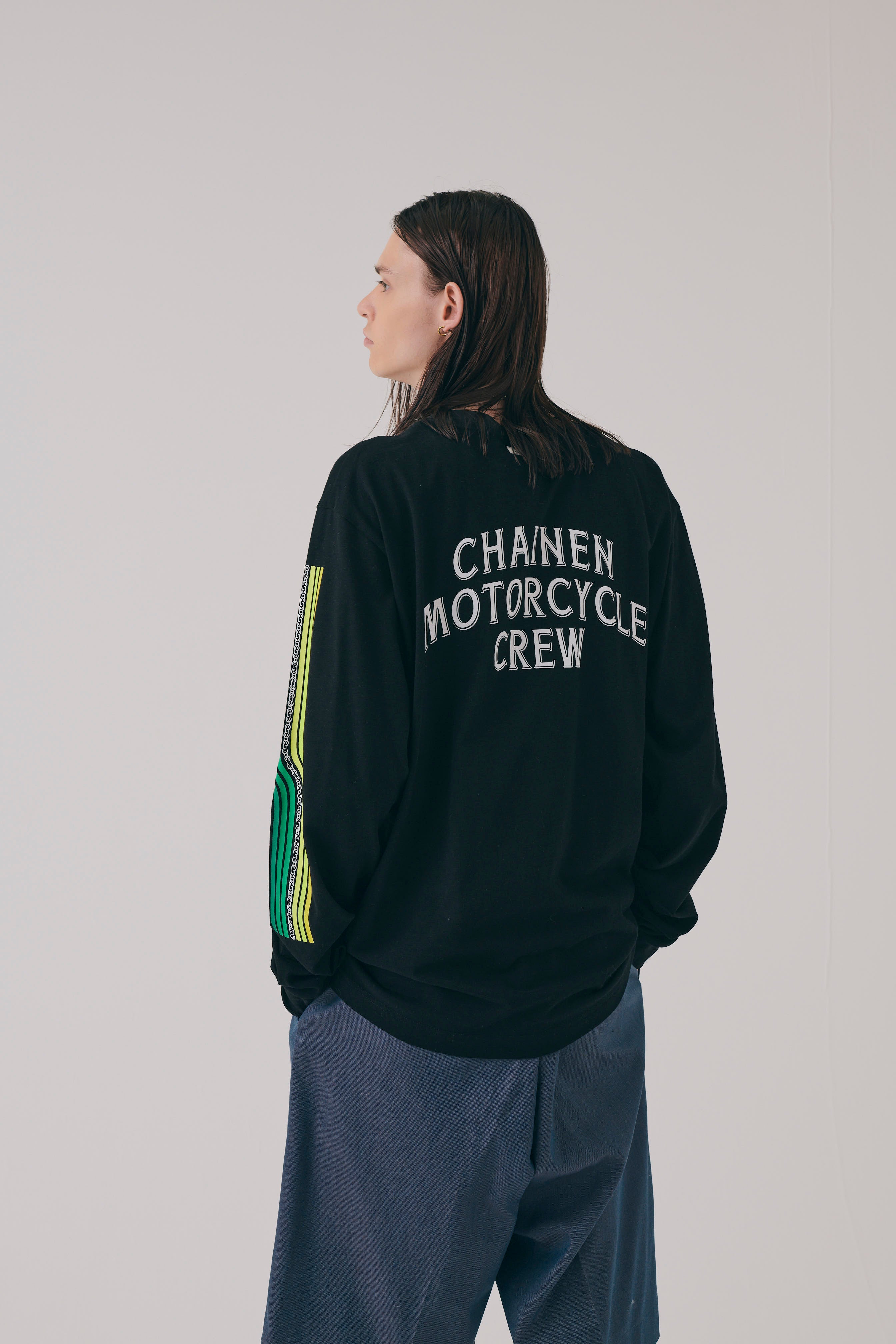 chainen motorcycle long sleeve tee
