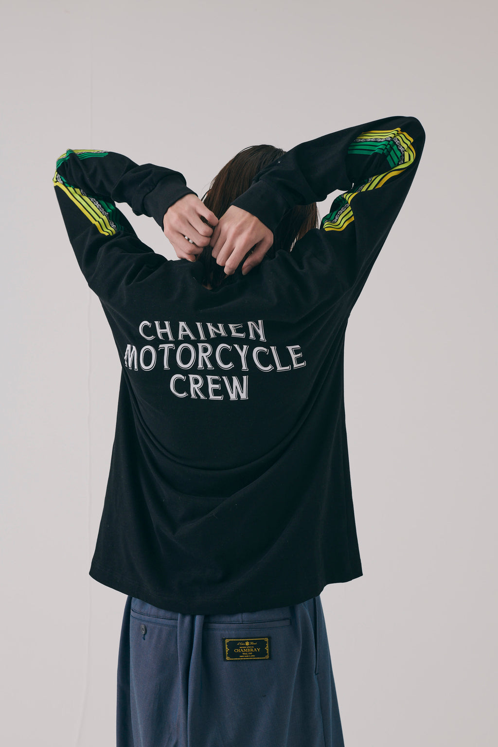 chainen motorcycle long sleeve tee