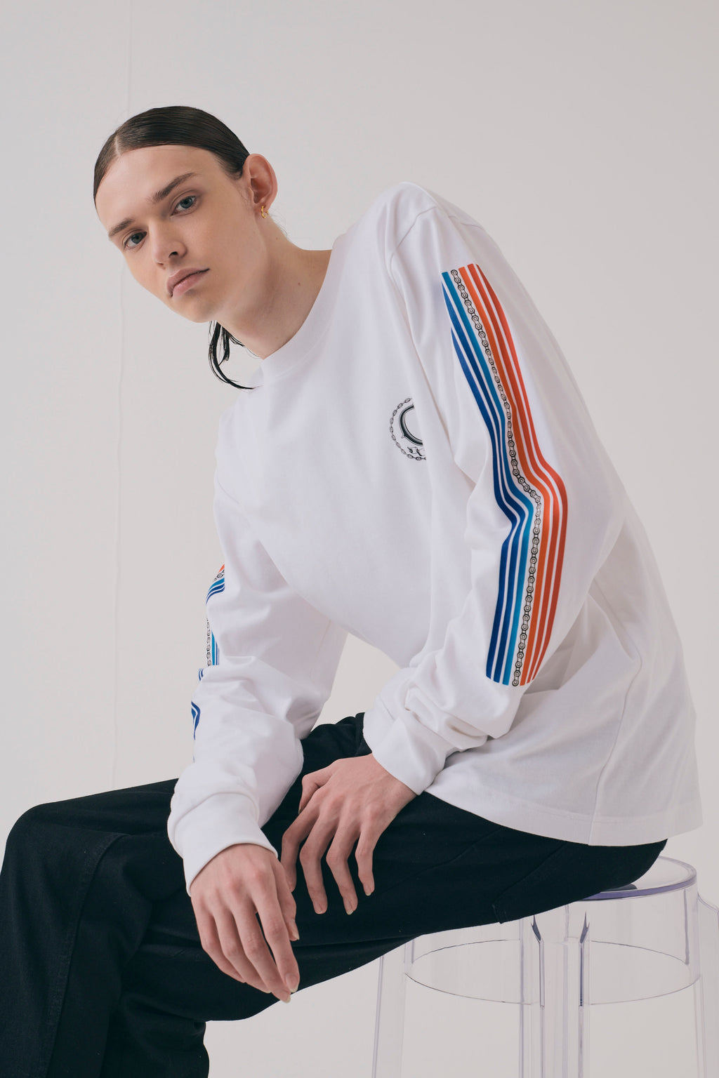 chainen motorcycle long sleeve tee