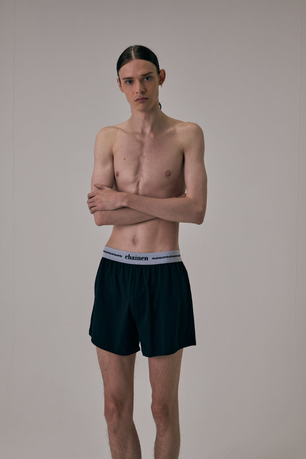 boxer trunks<br>  (white line&red line set)